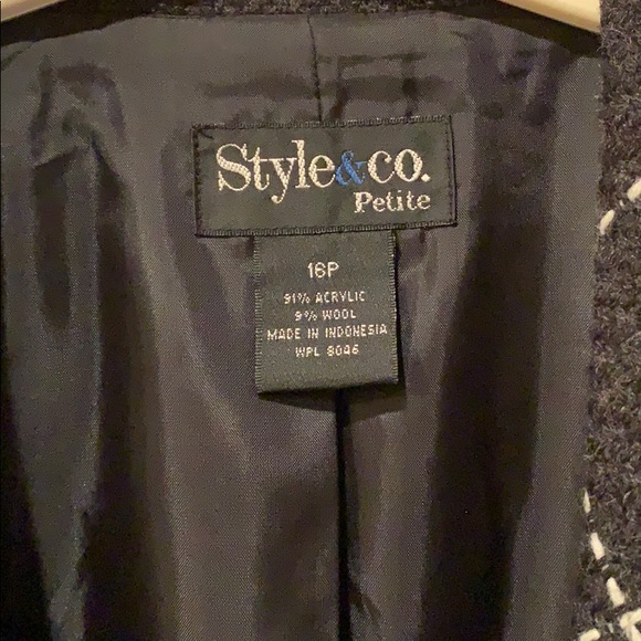 Style and Co. Charcoal jacket! - Picture 5 of 7